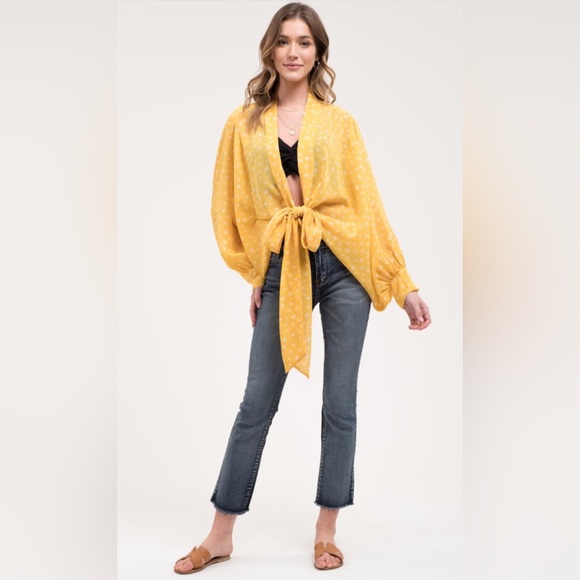 Ditsy Print Kimono - Picture 2 of 6